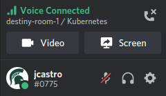 Discord voice and video connection settings