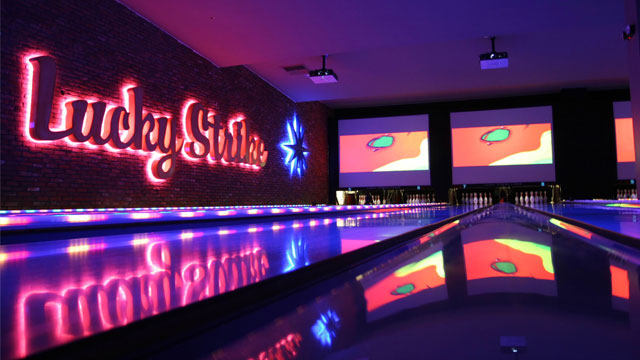 Lucky Strike bowling alley